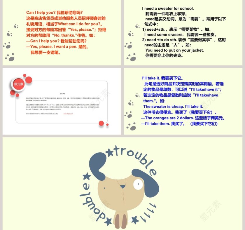 英语说课PPT模板第5张