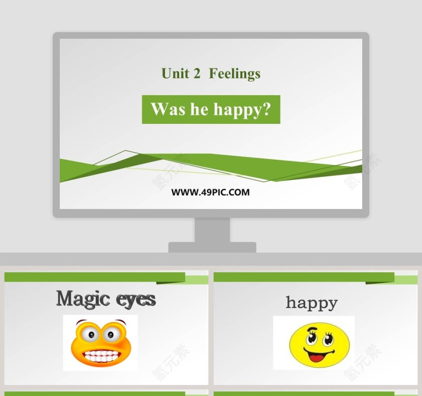 Was he happy-Unit 2  Feelings教学ppt课件第1张