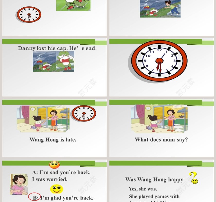 Was he happy-Unit 2  Feelings教学ppt课件第3张