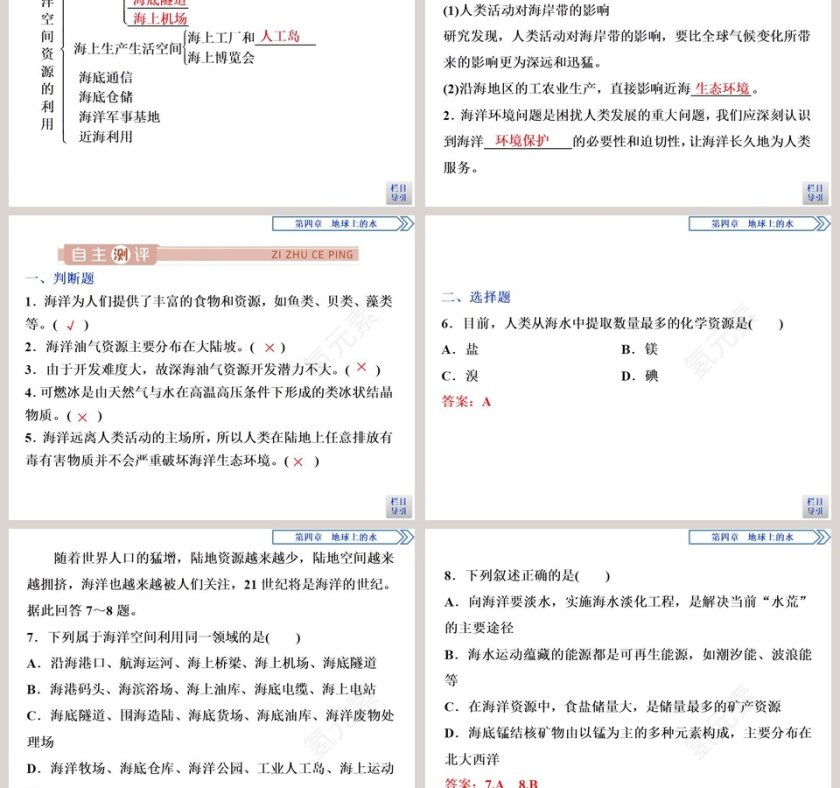 第三节海洋与人类教学ppt课件第3张