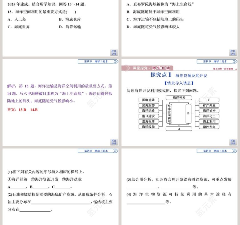 第三节海洋与人类教学ppt课件第5张
