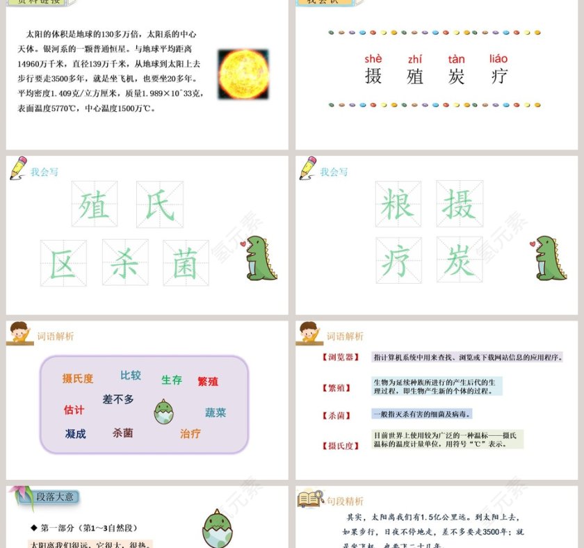 课文解析太阳语文课件PPT第2张