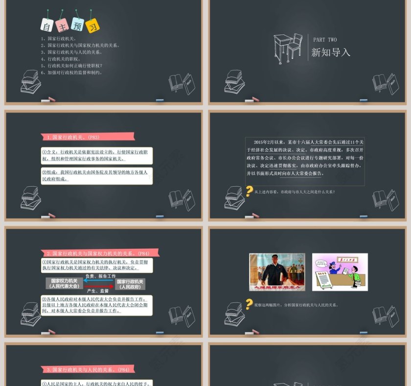 人教版八年级下册道德与法治课件-国家行政机关教学ppt课件第2张