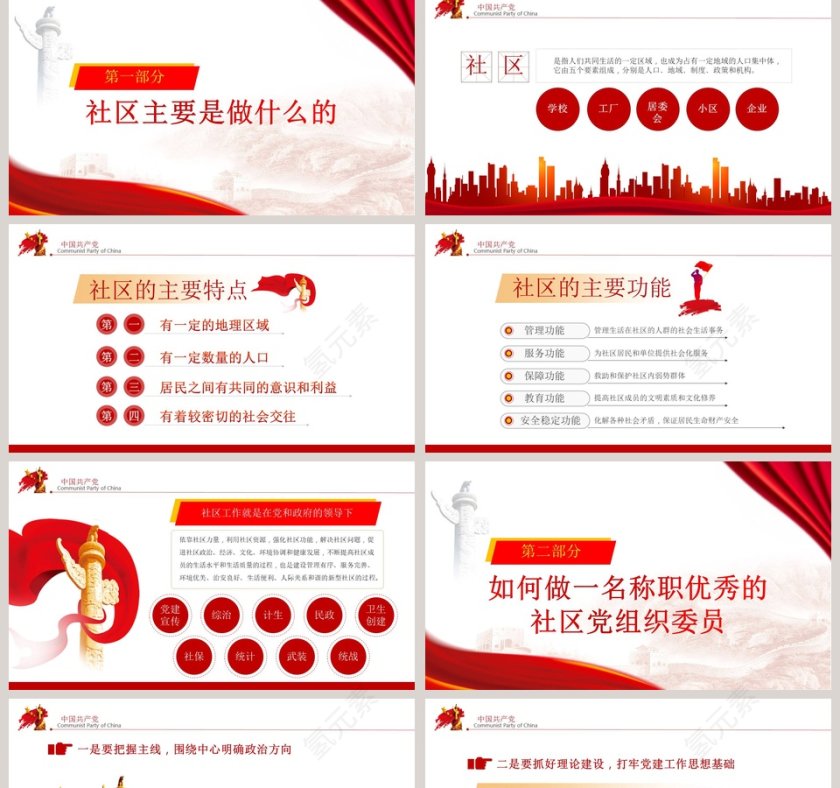 强基固本服务于民县政府乡镇党支部团支部开展党性教育专题党课PPT第2张