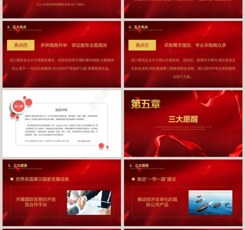 中国国际进口博览会ppt第4张