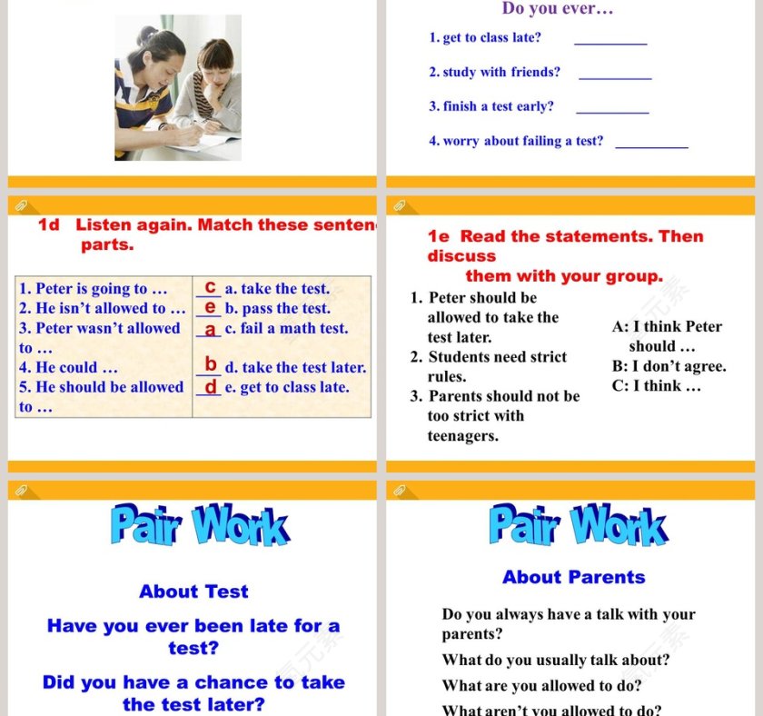 SectionB  Period 3 1a2e-Unit 7教学ppt课件第3张