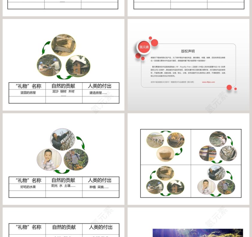 大自然谢谢您-第教学ppt课件第2张