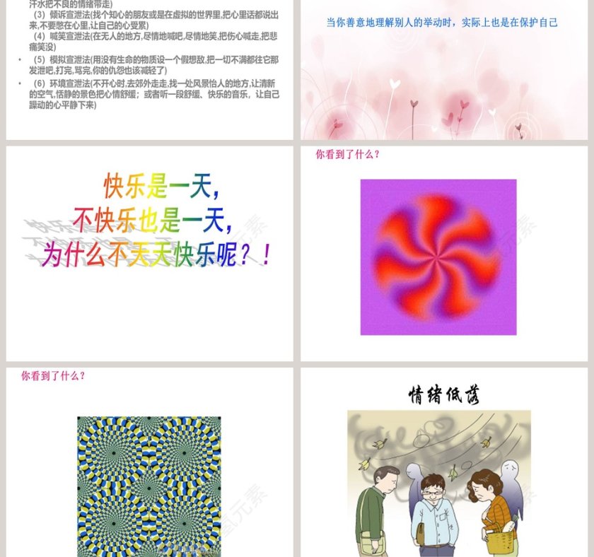 情绪的管理教学ppt课件第5张