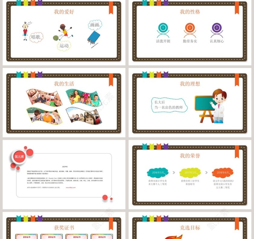 小学生班干部竞选儿童自我介绍PPT第2张