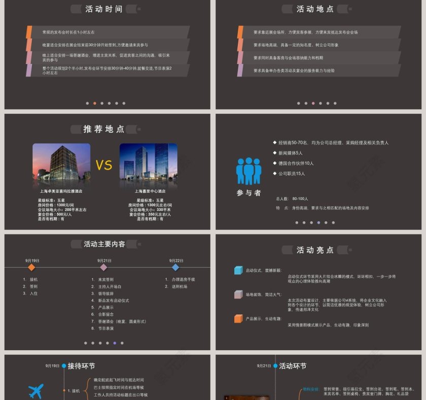 黑色背景高端大气风格新品发布会策划第2张