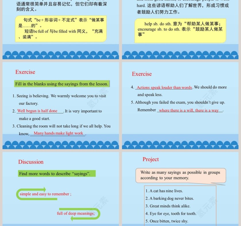 Popular Sayings-Unit 8  Culture Shapes Us教学ppt课件第3张