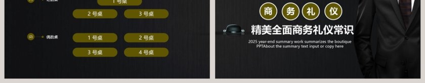 精美全面商务礼仪常识商务礼仪PPT第9张