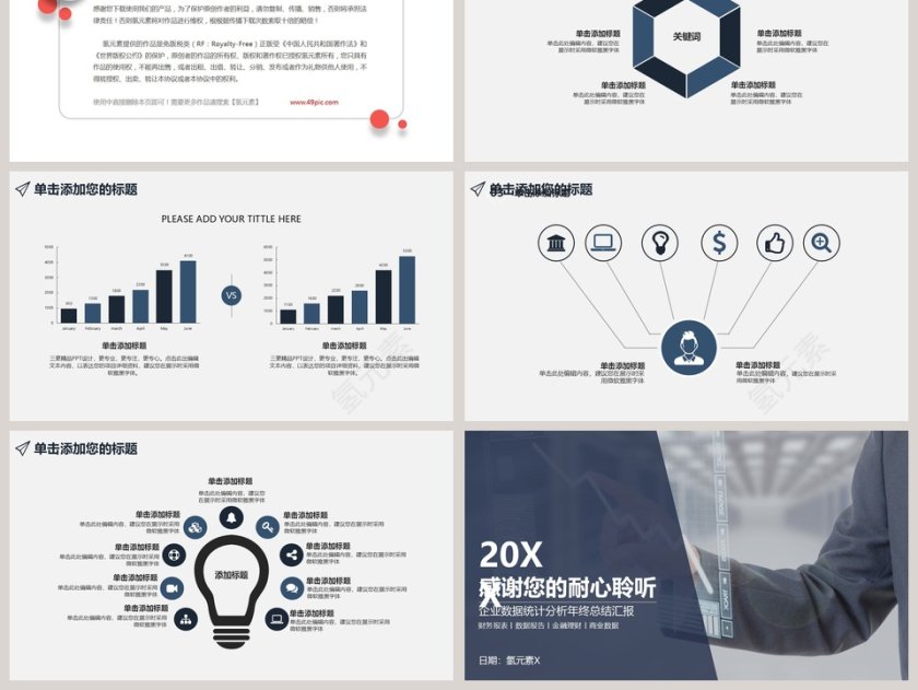 企业数据统计分析年终总结汇报商业数据分析报告第6张