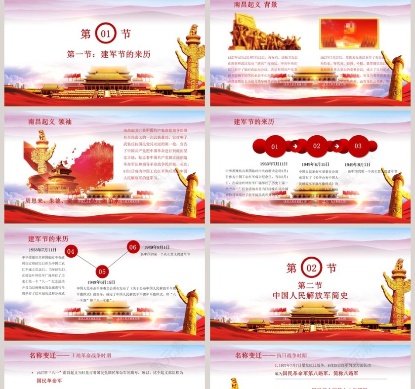 中小学崇尚英雄精忠报国班会课件PPT模板 第2张