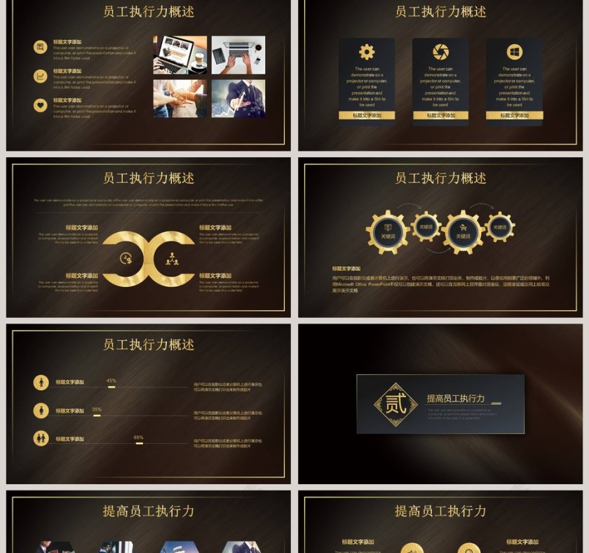 企业员工执行力PPT模板企业员工执行力PPT模板第2张
