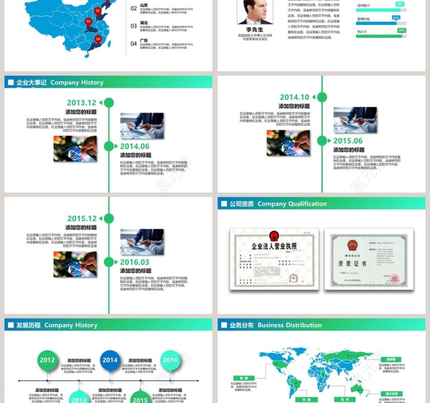 公司介绍PPT模板企业简介介绍PPT第3张