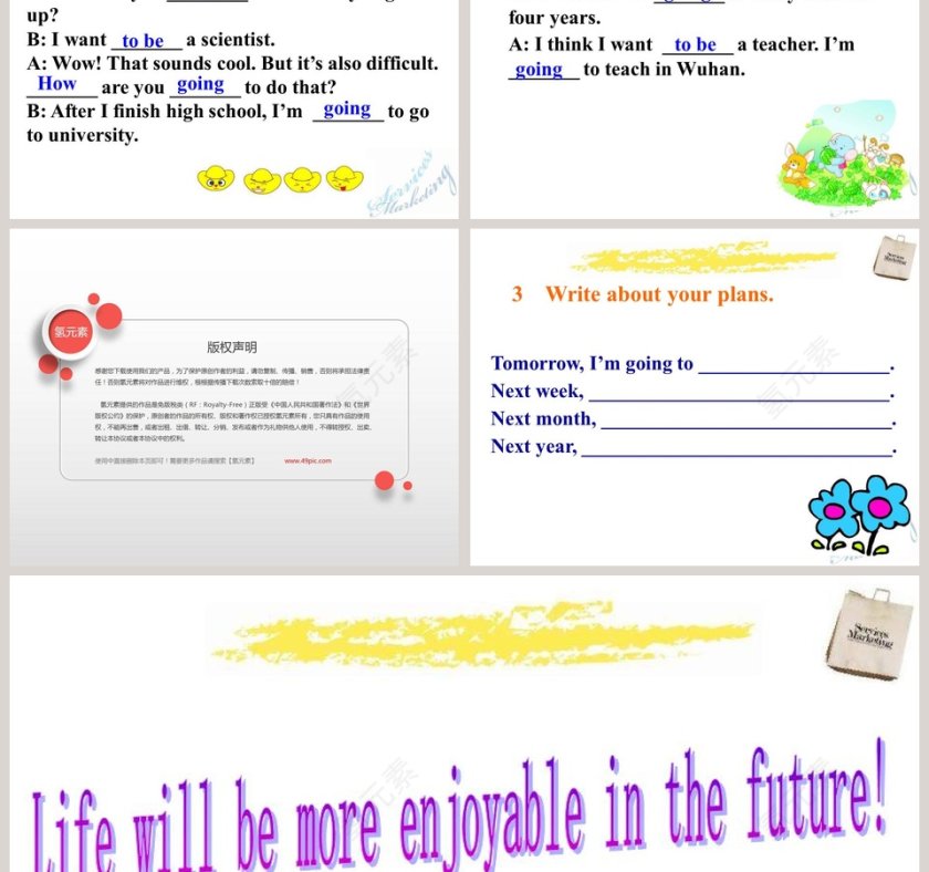 Unit 6-Im going to study computer  science教学ppt课件第5张