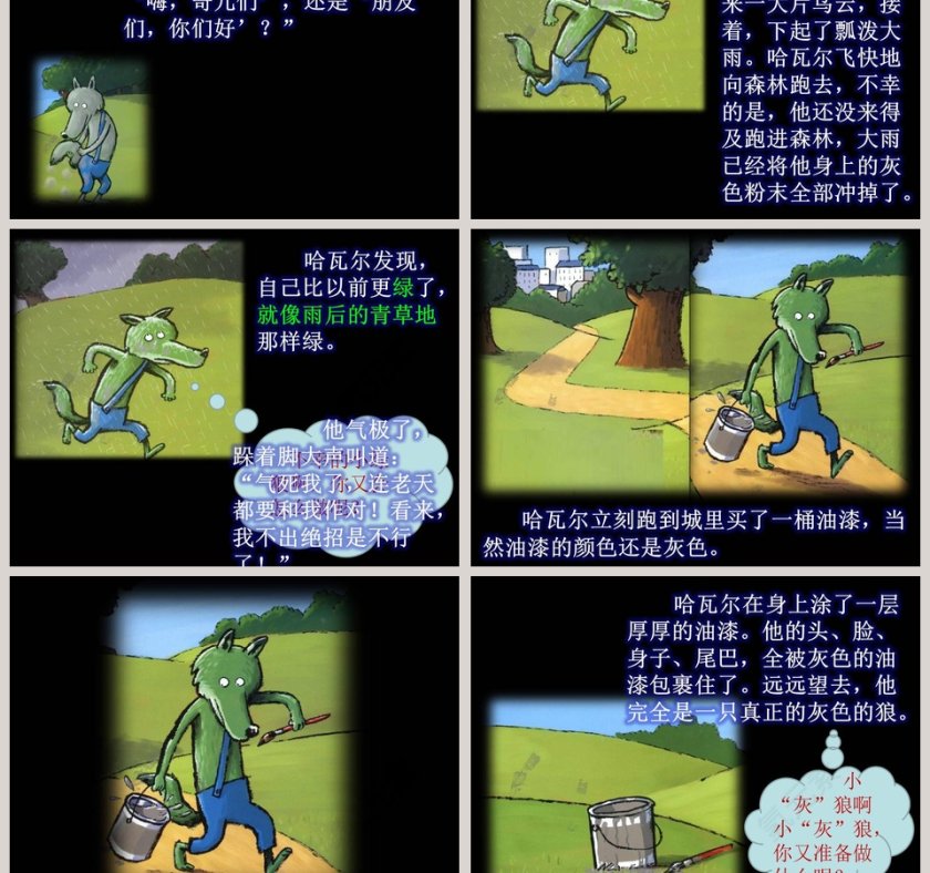 小绿狼幼儿园绘本教育课件第5张