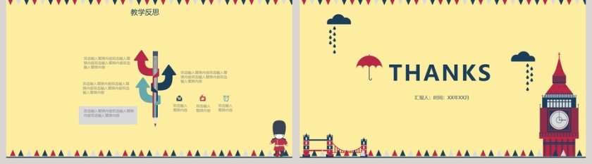 黄色简约清新教师说课设计分析ppt模板第5张