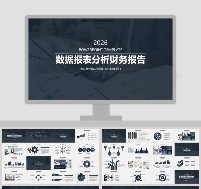 数据报表分析财务报告第1张