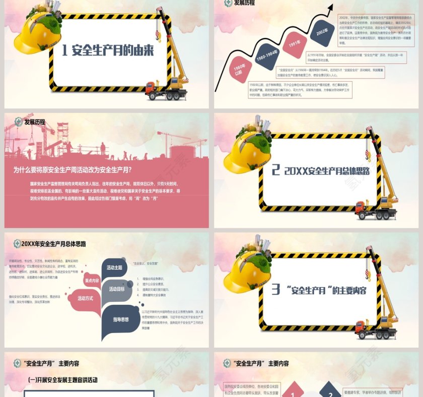 安全生产工作PPT模板第2张