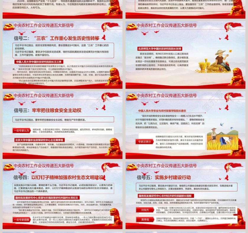 中央农村工作会议“三农”工作重心的历史性转移PPT模板第4张
