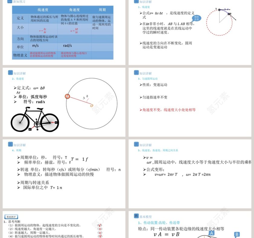 圆周运动Circular motion论文答辩PPT模板第2张