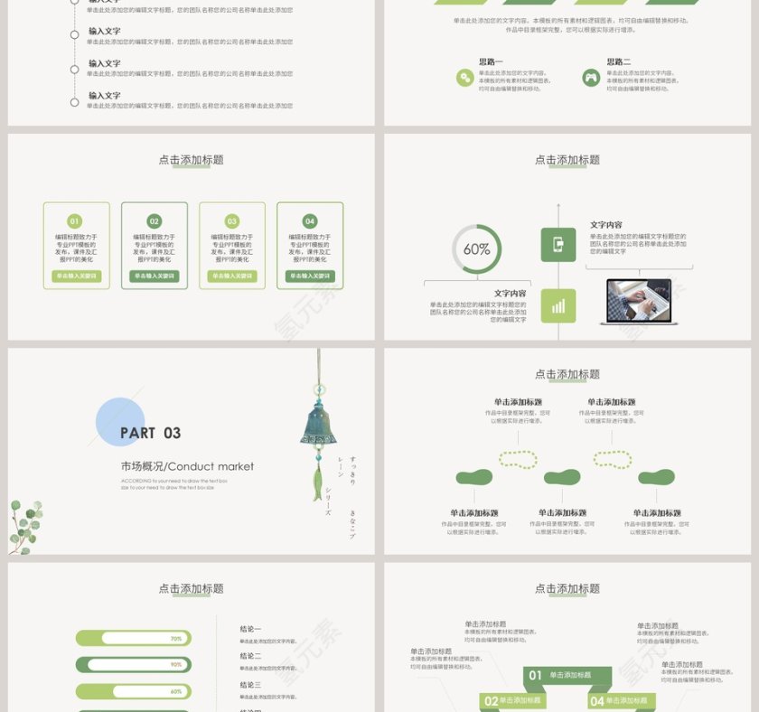 文艺汇报清新总结PPT第3张