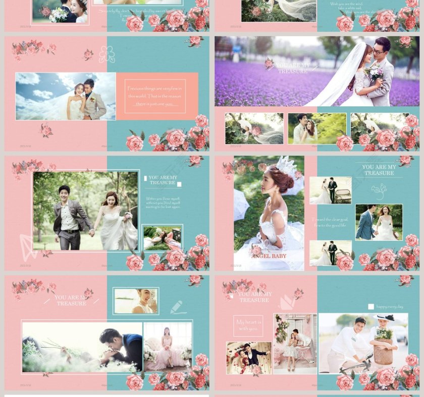 我们结婚吧婚礼策划PPT模板第4张