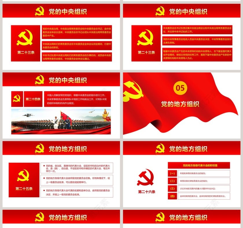 中国共产党章程党章PPT第11张