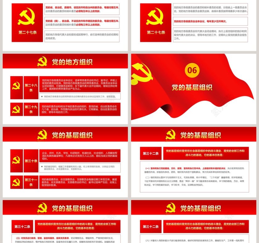 中国共产党章程党章PPT第12张