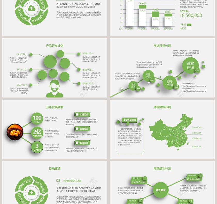 完整框架商业项目计划书第3张