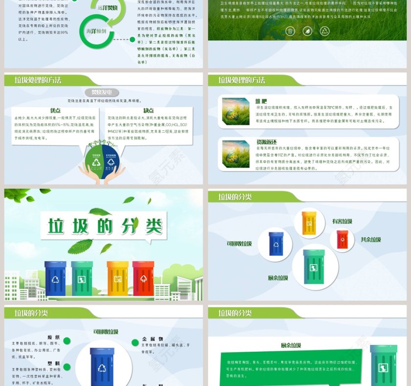 爱护环境企业培训垃圾分类PPT课件模版第3张