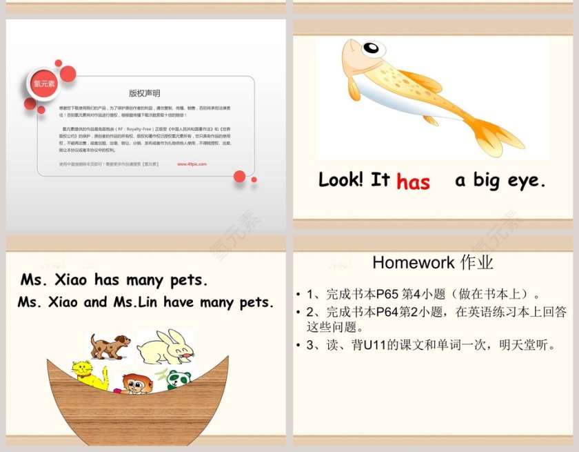 Theyre lovely教学ppt课件第10张