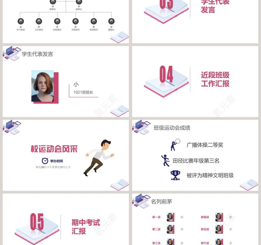 白色简约高一高中学生家长会PPT第3张