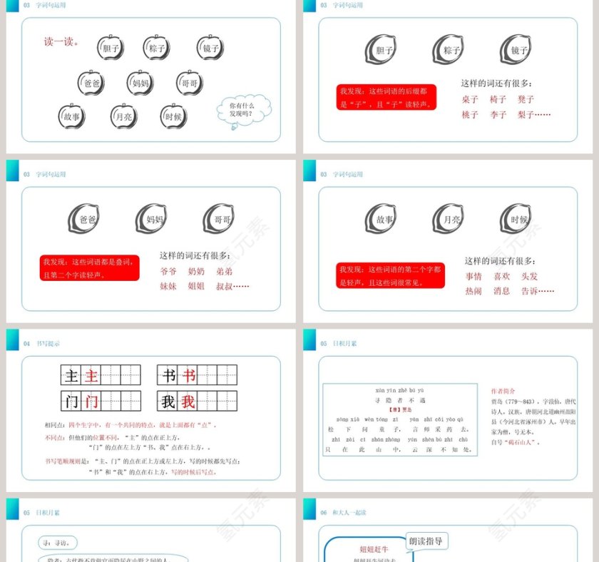 部编版一年级语文下册语文园地四语文课件PPT第2张