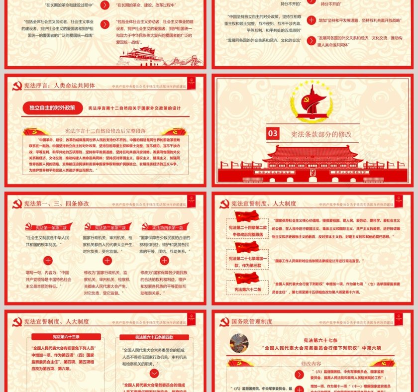十九届二中全会审议通过宪法修改建议学习ppt第3张