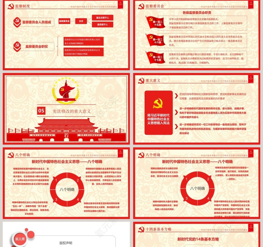 十九届二中全会审议通过宪法修改建议学习ppt第5张