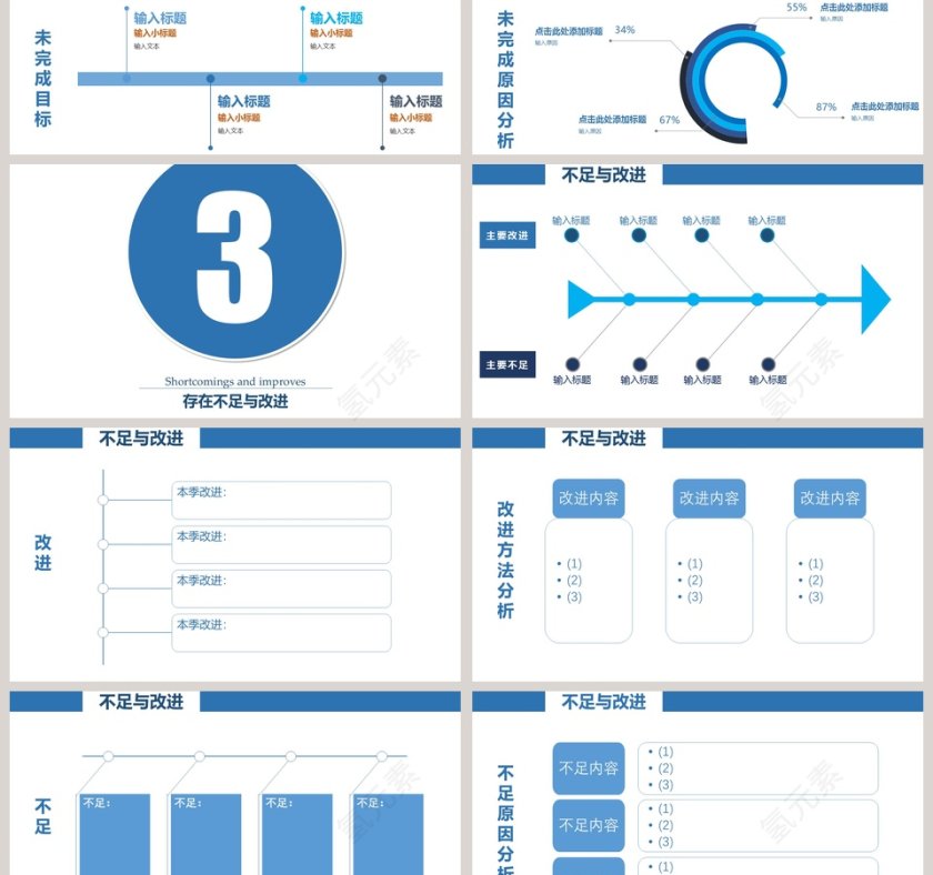 2019航空工作总结报告飞机航空PPT第3张
