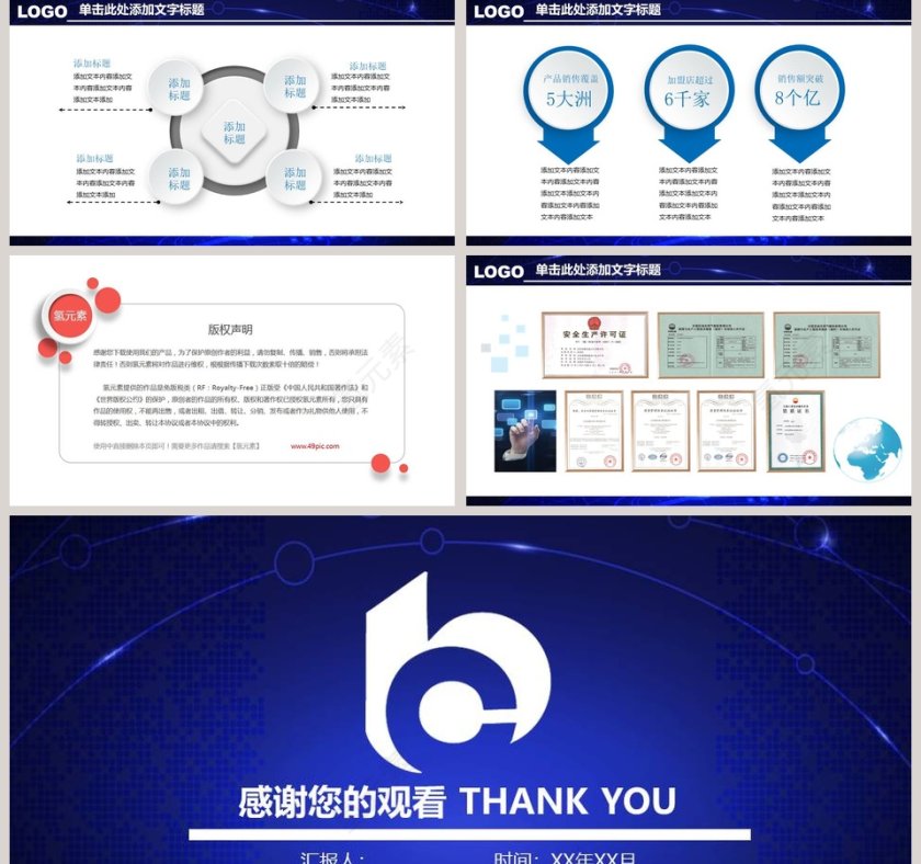 交通银行金融年终汇报ppt模板第5张
