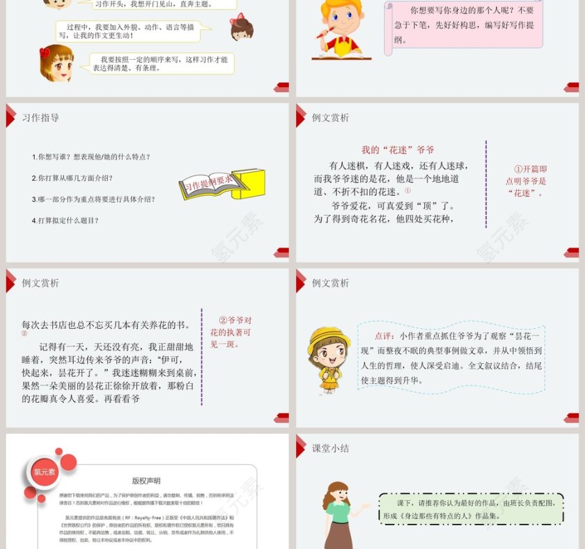 部编版三年级语文下册身边那些有特点的人语文课件PPT第3张