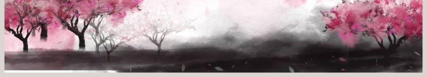 唯美桃花PPT第6张