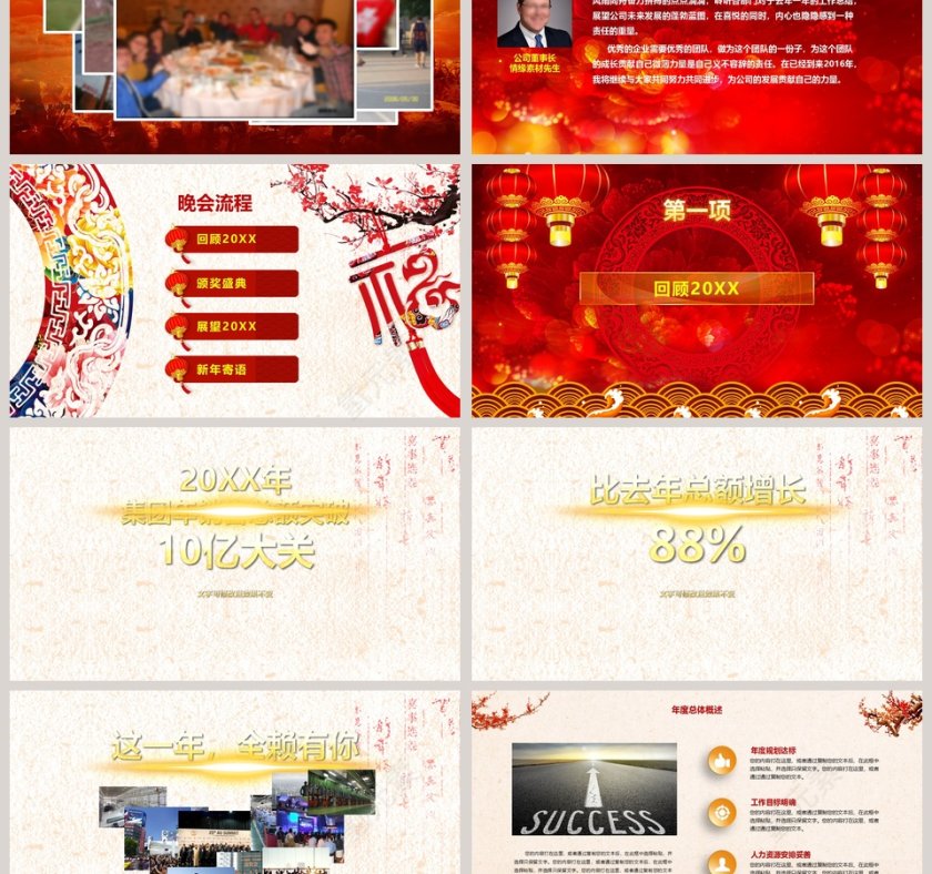 高端大气公司年会颁奖庆典PPT模板第3张