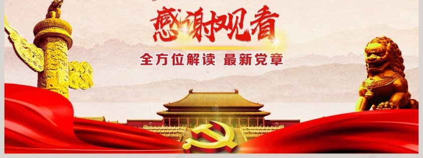 解读最新党章做合格党员PPT模板第7张