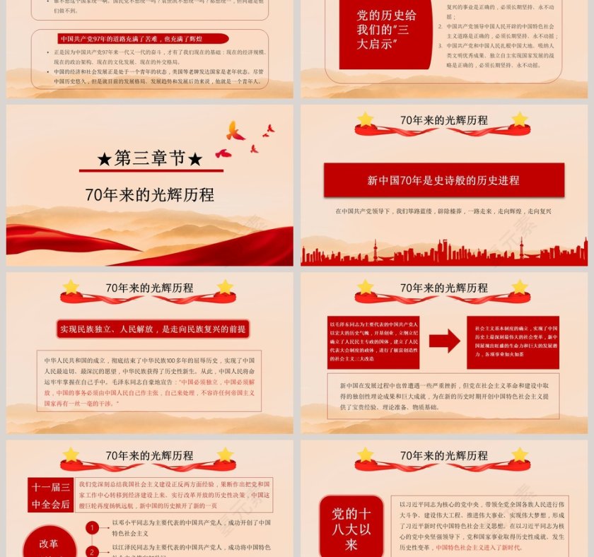 我和我的祖国盛世中华ppt第3张