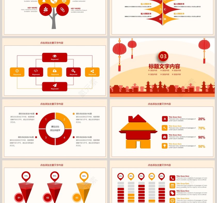 赢战2019企业年会总结PPT第3张