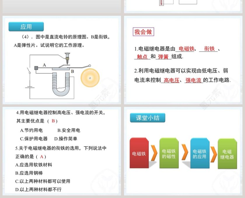 电磁铁及其应用PPT模板第4张