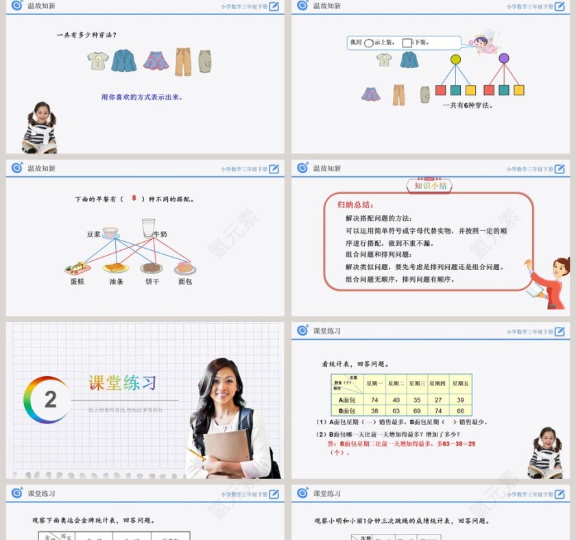 3复式统计表三教学ppt课件第5张