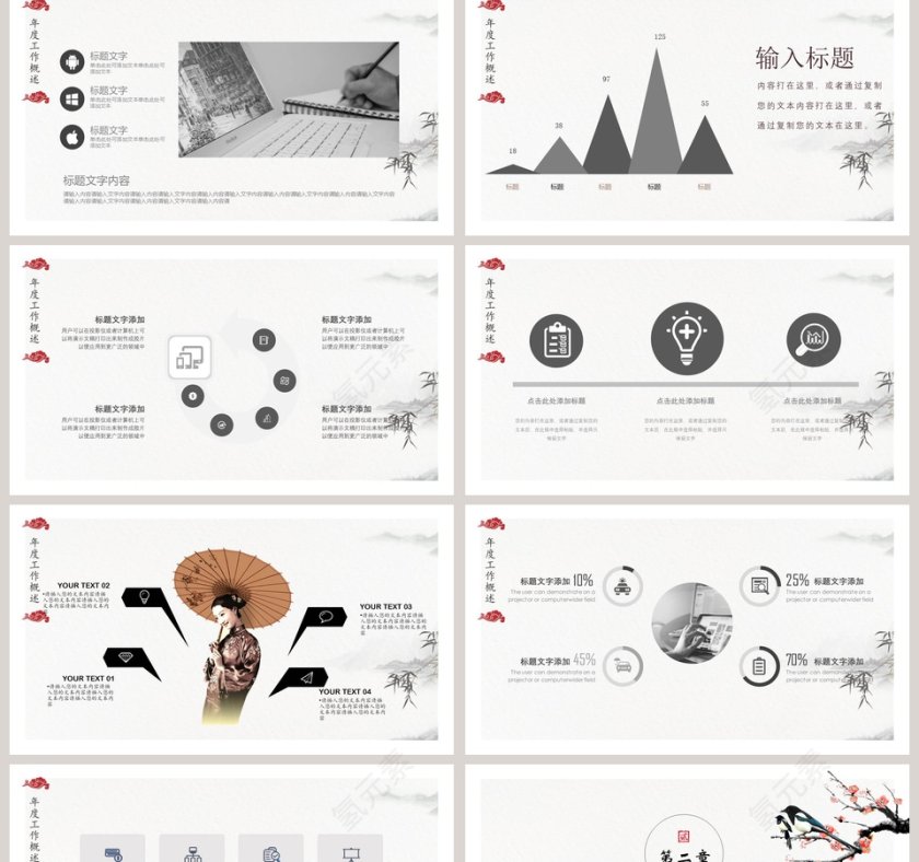 个人述职报告工作计划ppt模板第2张