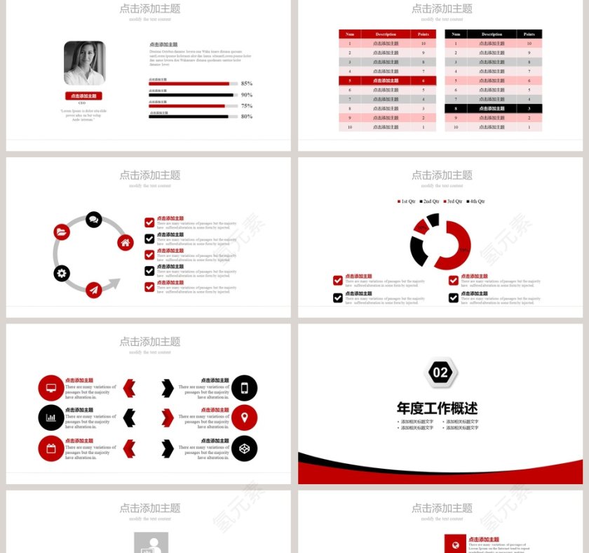 招商银行会议报告PPT模板第2张